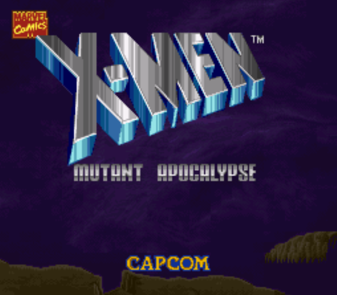X-men Mutant Apocalypse Title Screen